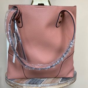 Peachy color Sole Society Tote Bag